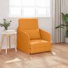 vidaXL Κρεβάτι καναπές Σκούρο κίτρινο 65 x 80 x 83 εκ. ύφασμα