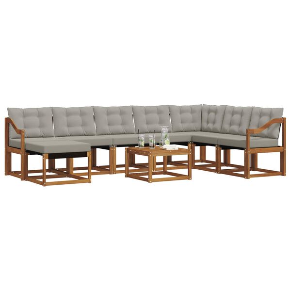 vidaXL &Sigma;&epsilon;&iota;&rho;ά &Kappa;&alpha;&nu;&alpha;&pi;έ &Epsilon;&xi;&omega;&tau;&epsilon;&rho;&iota;&kappa;&omicron;ύ 9 pcs &Phi;&upsilon;&sigma;&iota;&kappa;ό &kappa;&alpha;&iota; &Alpha;&nu;&omicron;&iota;&chi;&tau;ό &Gamma;&kappa;&rho;&iota;