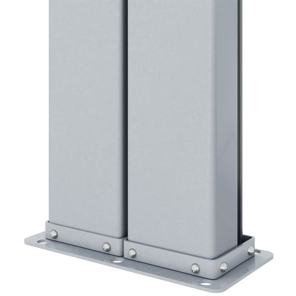 vidaXL Σκίαστρο Πλαϊνό Συρόμενο Κόκκινο 160 x 1200 εκ.
