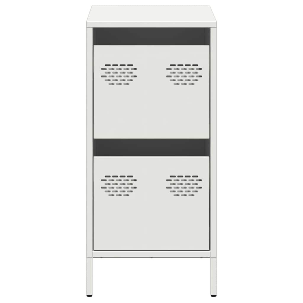 vidaXL Ντουλάπι Λευκό 35x39x73,5 εκ. από Χάλυβα Ψυχρής Έλασης