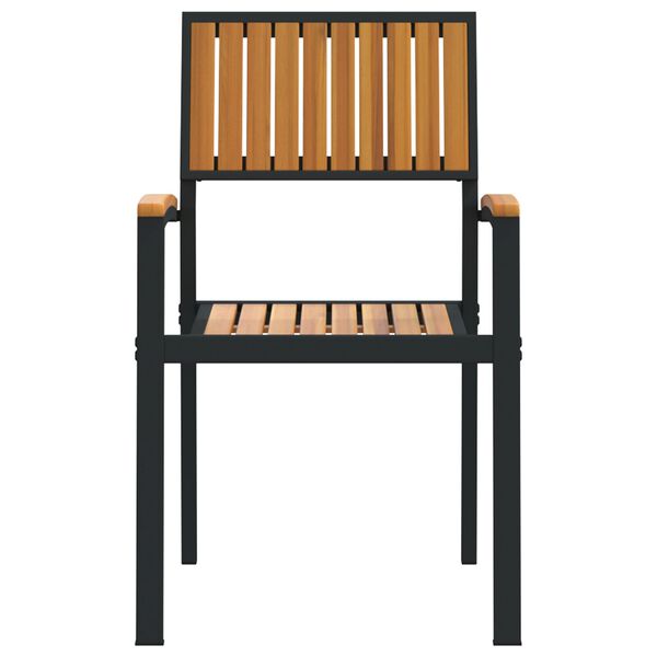 vidaXL Καρέκλα Κήπου 6 pcs Καφέ 56 x 57 x 87εκ. Μασίφ ξύλο ακακίας