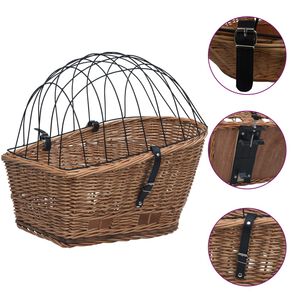 vidaXL &Omicron;&pi;ί&sigma;&theta;&iota;&omicron; &Kappa;&alpha;&lambda;ά&theta;&iota; &Pi;&omicron;&delta;&eta;&lambda;ά&tau;&omicron;&upsilon; &mu;&epsilon; &Kappa;ά&lambda;&upsilon;&mu;&mu;&alpha; 55x31x36 &epsilon;&kappa;. &Xi;ύ&lambda;&omicron; &Iota;&tau;&iota;ά&sigmaf;