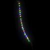 vidaXL LED Χριστουγεννιάτικο Δέντρο Πολύχρωμο 182 εκ Μέταλλο