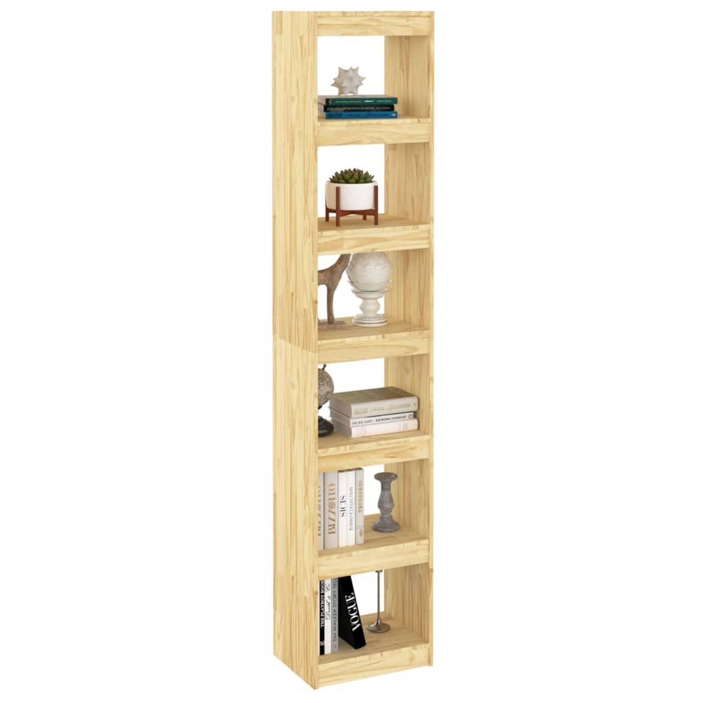 vidaXL Βιβλιοθήκη/Διαχωριστικό Χώρου 40x30x199 εκ. Μασίφ Ξύλο Πεύκου