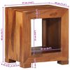 vidaXL Τραπεζάκι Βοηθητικό 37x29x40 εκ. από Μασίφ Ξύλο Ακακίας