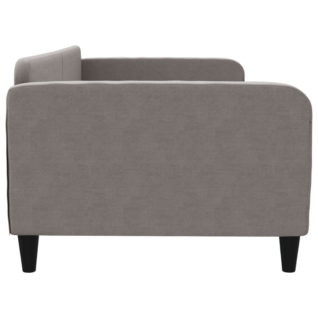 vidaXL Καναπές Κρεβάτι Taupe 100 x 200 εκ. Υφασμάτινος