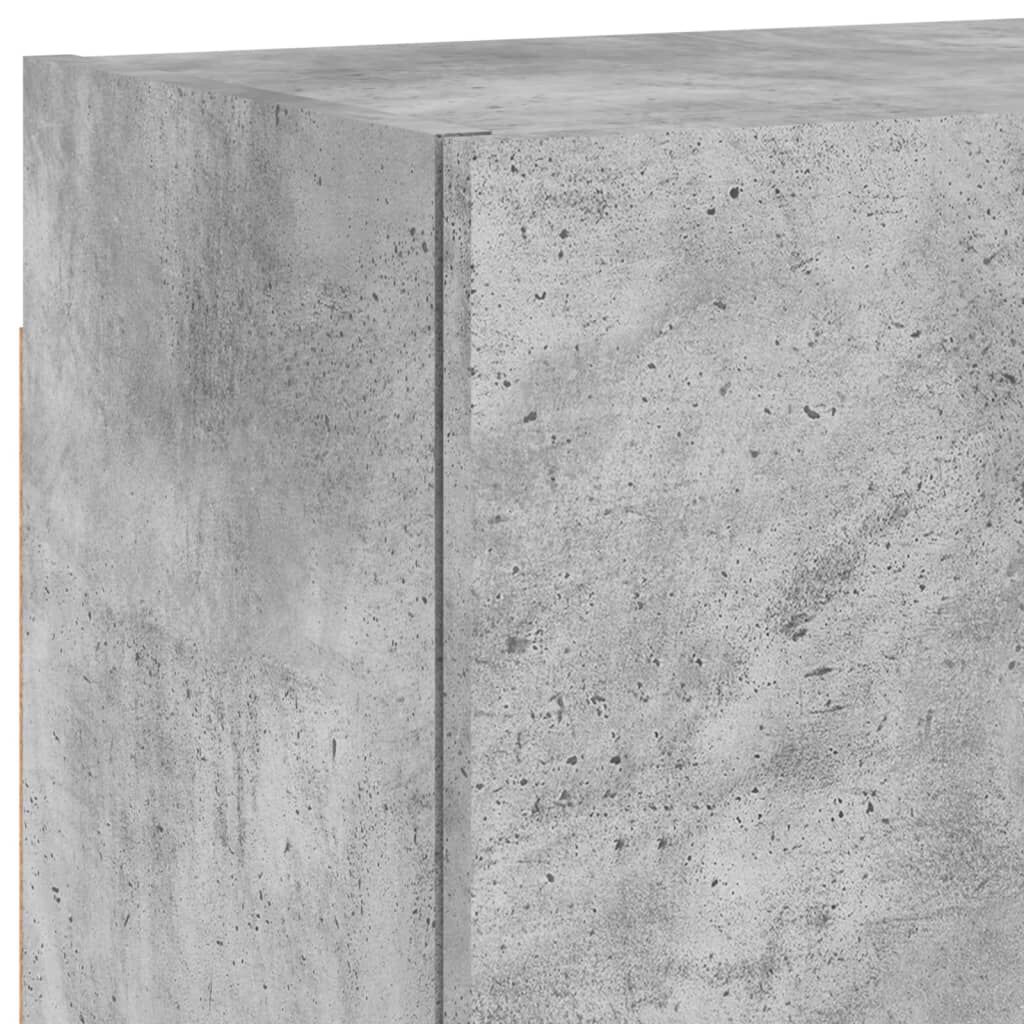 vidaXL Έπιπλα Τηλεόρασης 2 τεμ. Γκρι Σκυρ. 40,5x30x40εκ Επεξ. Ξύλο