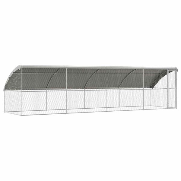 vidaXL &Kappa;&lambda;&omicron;&upsilon;&beta;ί &Sigma;&kappa;ύ&lambda;&omicron;&upsilon; 4 pcs &Alpha;&sigma;&eta;&mu;ί 8 x 2 x 2 m &Gamma;&alpha;&lambda;&beta;&alpha;&nu;&iota;&sigma;&mu;έ&nu;&omicron;&sigmaf; &chi;ά&lambda;&upsilon;&beta;&alpha;&sigmaf;