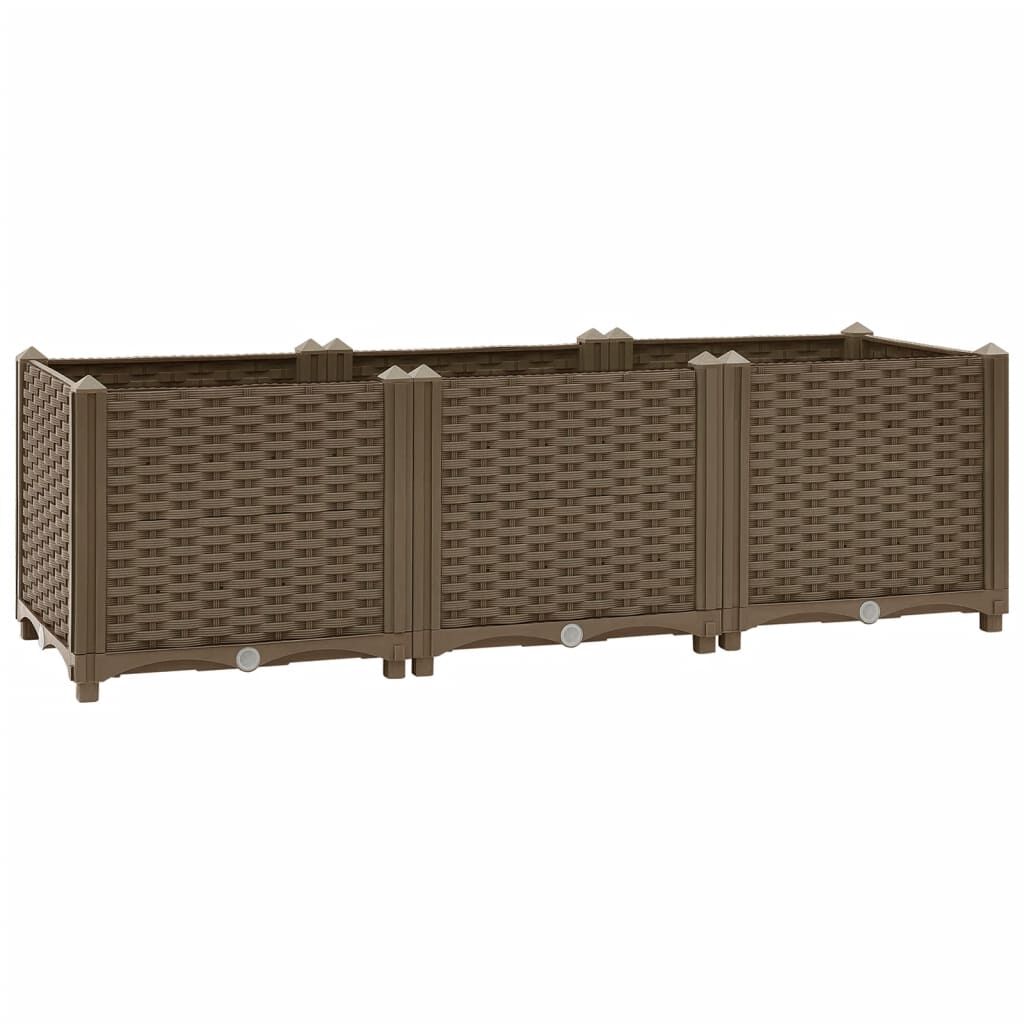 vidaXL Ζαρντινιέρα 120 x 40 x 38 εκ. από Πολυπροπυλένιο