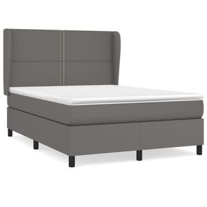 vidaXL &Kappa;&rho;&epsilon;&beta;ά&tau;&iota; Boxspring &mu;&epsilon; &Sigma;&tau;&rho;ώ&mu;&alpha; &Gamma;&kappa;&rho;&iota; 140x190&epsilon;&kappa;. &alpha;&pi;ό &Sigma;&upsilon;&nu;&theta;&epsilon;&tau;&iota;&kappa;ό &Delta;έ&rho;&mu;&alpha;