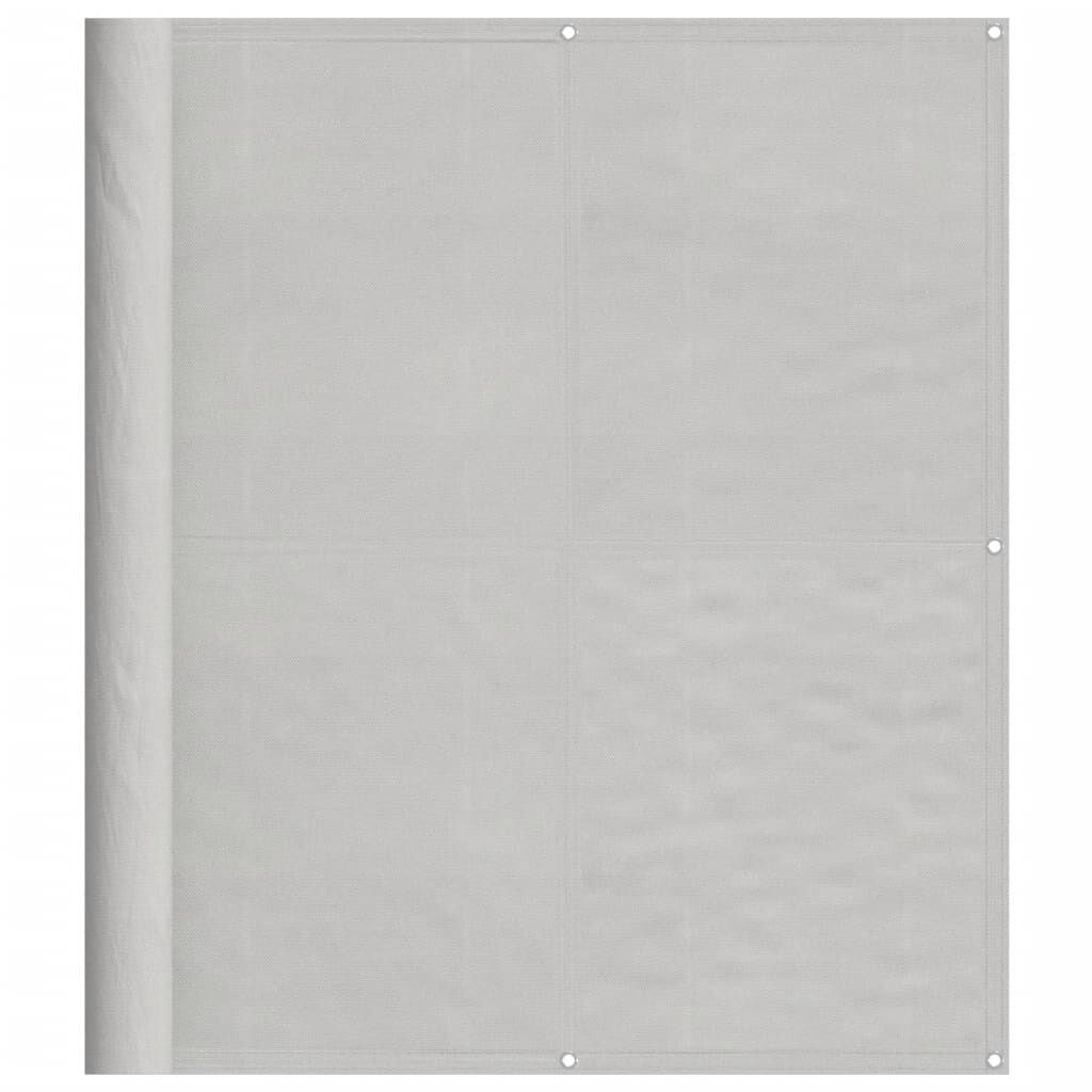 vidaXL Διαχωριστικό Βεράντας Αν.Γκρι 120x800εκ 100% Πολ. Ύφασμα Oxford