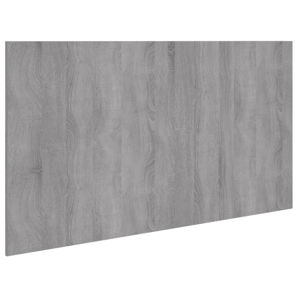 vidaXL Κεφαλάρι Κρεβατιού Γκρι Sonoma 160x1,5x80 εκ. Επεξεργ. Ξύλο
