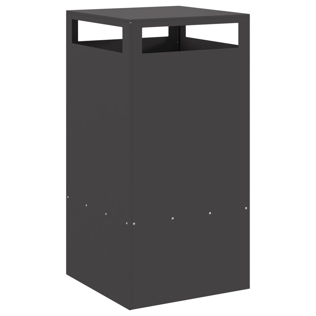 vidaXL Φλόγιστρο Μαύρο 50x50x100 εκ Ατσάλι