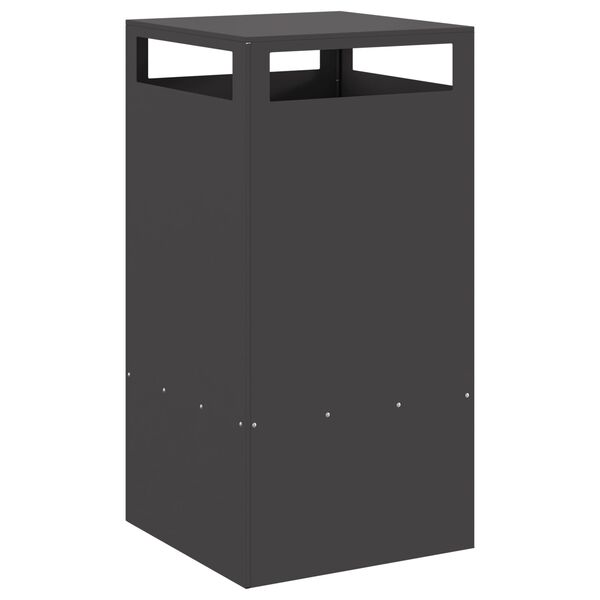 vidaXL Φλόγιστρο Μαύρο 50x50x100 εκ Ατσάλι