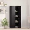 vidaXL Γραφείο Ντουλάπι Μαύρη δρυς 60 x 32 x 153 Επεξεργασμένο ξύλο
