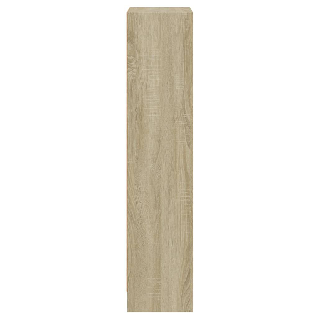 vidaXL Βιβλιοθήκη με 3 Ράφια Sonoma Δρυς 40x24x109 εκ. Επεξεργ. Ξύλο