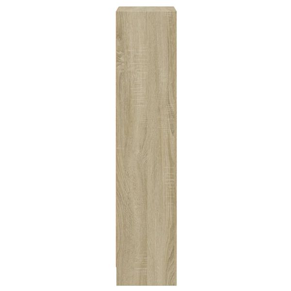 vidaXL Βιβλιοθήκη με 3 Ράφια Sonoma Δρυς 40x24x109 εκ. Επεξεργ. Ξύλο