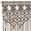 vidaXL Κουρτίνα Μακραμέ Taupe 140 x 240 εκ. Βαμβακερή