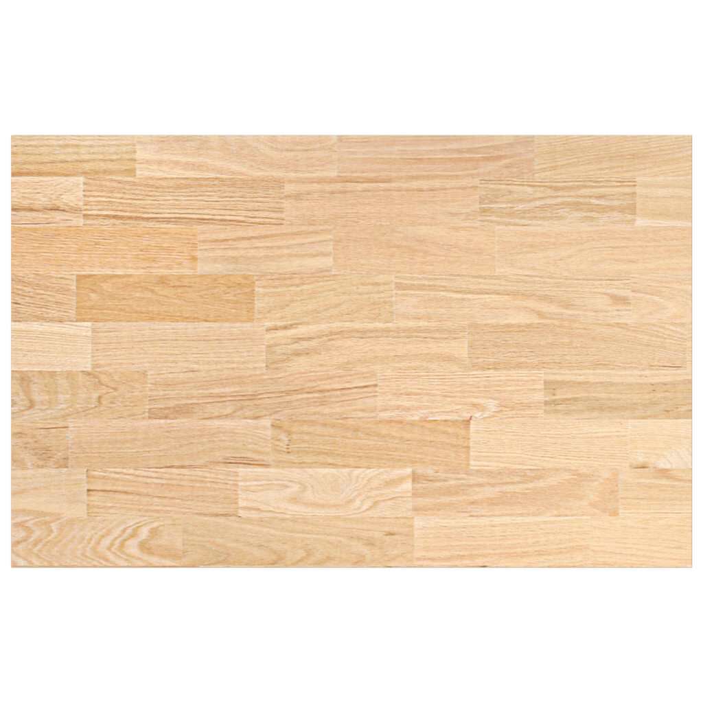 vidaXL πάγκος εργασίας κουζίνας 100x63,5x4 εκ. στερεό δρυς ορθογώνιο