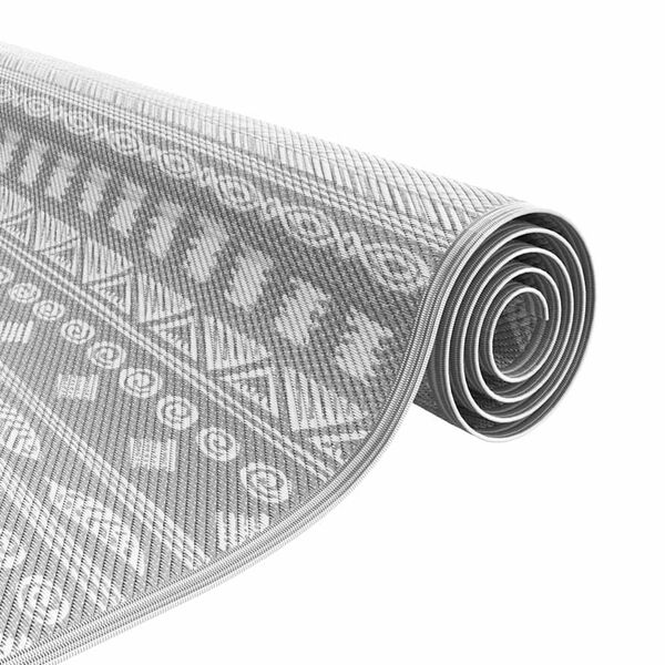 vidaXL Χαλί εξωτερικού χώρου ARAKIL Γκρι 300 x 400 cm PP