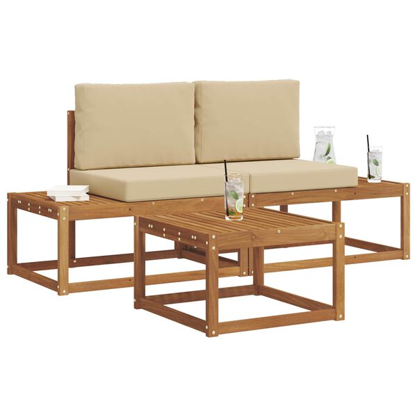 vidaXL &Sigma;&epsilon;&iota;&rho;ά &Kappa;&alpha;&nu;&alpha;&pi;έ &Epsilon;&xi;&omega;&tau;&epsilon;&rho;&iota;&kappa;&omicron;ύ &mu;&epsilon; &mu;&alpha;&xi;&iota;&lambda;ά&rho;&iota; 3 pcs &Phi;&upsilon;&sigma;&iota;&kappa;ό