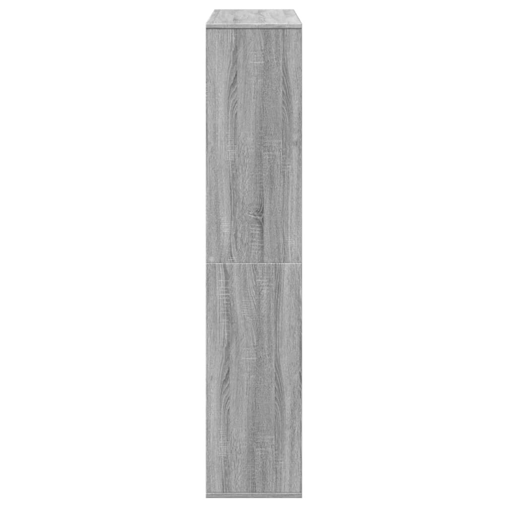 vidaXL Βιβλιοθήκη Γκρι Sonoma 102x29x143 εκ. από Επεξεργασμένο Ξύλο