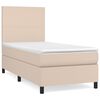 vidaXL &Kappa;&rho;&epsilon;&beta;ά&tau;&iota; Boxspring &mu;&epsilon; &Sigma;&tau;&rho;ώ&mu;&alpha; &Kappa;&alpha;&pi;&omicron;&upsilon;&tau;&sigma;ί&nu;&omicron; 90x190&epsilon;&kappa;.&alpha;&pi;ό &Sigma;&upsilon;&nu;&theta;. &Delta;έ&rho;&mu;&alpha;