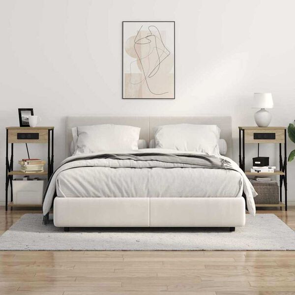 vidaXL Κομοδίνο Sonoma Δρυς 41 x 31 x 76 εκ. Επεξεργασμένο ξύλο