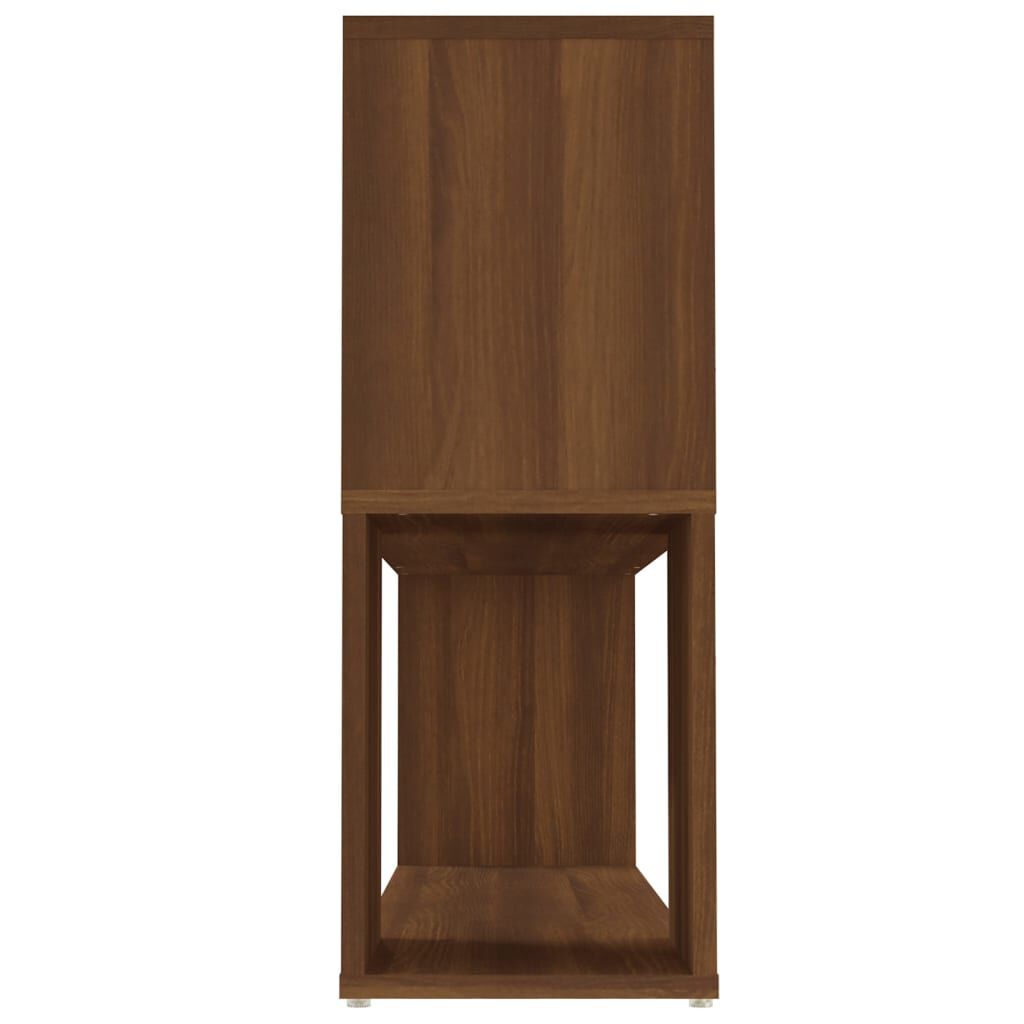 vidaXL Βιβλιοθήκη Καφέ Δρυς 100 x 24 x 63 εκ. από Επεξεργασμένο Ξύλο