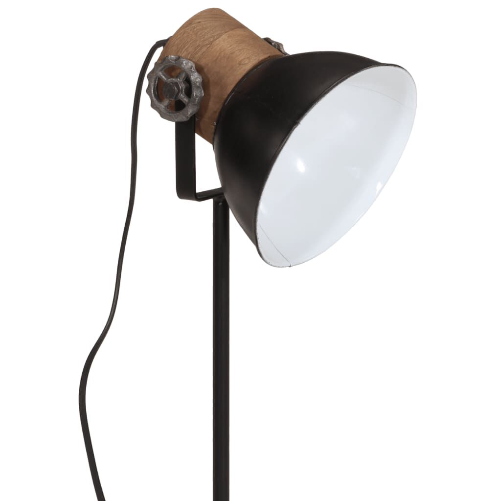 vidaXL Φωτιστικό Γραφείου 25 W Μαύρο 17x17x50 εκ. Ε27