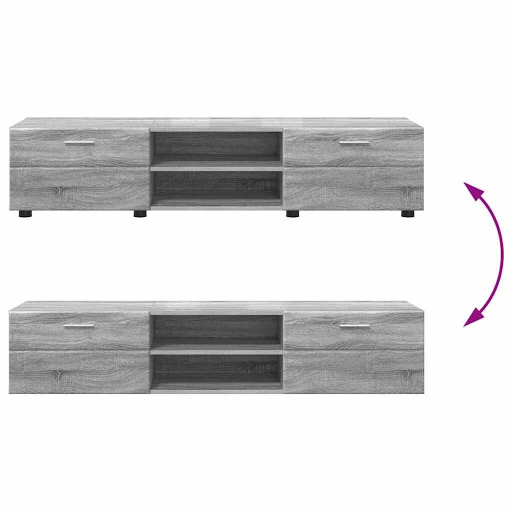 vidaXL Ντουλάπι TV Γκρι sonoma 150 x 39 x 30 εκ Επεξεργασμένο ξύλο