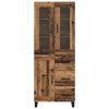 vidaXL Highboard &mu;&epsilon; &sigma;&upsilon;&rho;&tau;ά&rho;&iota; 2 pcs &Pi;&alpha;&lambda;&iota;ό &Xi;ύ&lambda;&omicron; &Epsilon;&pi;&epsilon;&xi;&epsilon;&rho;&gamma;&alpha;&sigma;&mu;έ&nu;&omicron; &xi;ύ&lambda;&omicron;