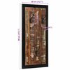 vidaXL Ράφι για παλτά Πολύχρωμο 40x2x80 cm Ξύλο μασίφ αναγεννημένο