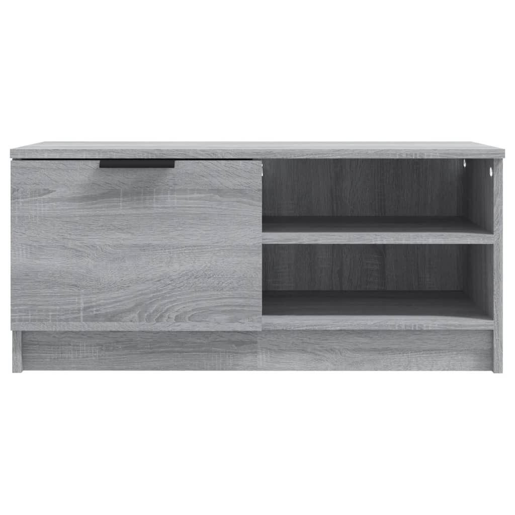 vidaXL Έπιπλα Τηλεόρασης 2 τεμ. Γκρι Sonoma 80x35x36,5 εκ. Επεξ. Ξύλο