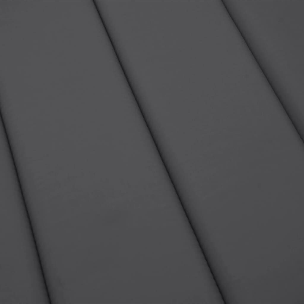 vidaXL Μαξιλάρι Ξαπλώστρας Ανθρακί 200 x 60 x 3 εκ. από Ύφασμα Oxford