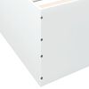 vidaXL Πλαίσιο Κρεβατιού Λευκό 90 x 190 εκ. από Επεξεργασμένο Ξύλο