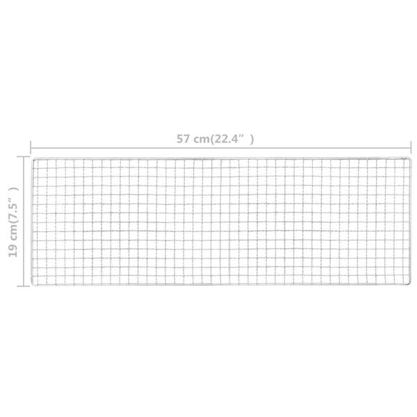 vidaXL Ψησταριά Κάμπινγκ Φορητή 60 x 22,5 x 33 εκ.