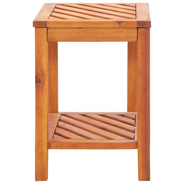 vidaXL Τραπεζάκι Βοηθητικό 45 x 33 x 45 εκ. από Μασίφ Ξύλο Ακακίας