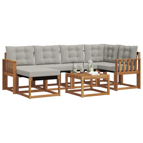 vidaXL &Sigma;&epsilon;&iota;&rho;ά &Kappa;&alpha;&nu;&alpha;&pi;έ &Epsilon;&xi;&omega;&tau;&epsilon;&rho;&iota;&kappa;&omicron;ύ 7 pcs &Phi;&upsilon;&sigma;&iota;&kappa;ό &kappa;&alpha;&iota; &Alpha;&nu;&omicron;&iota;&chi;&tau;ό &Gamma;&kappa;&rho;&iota;