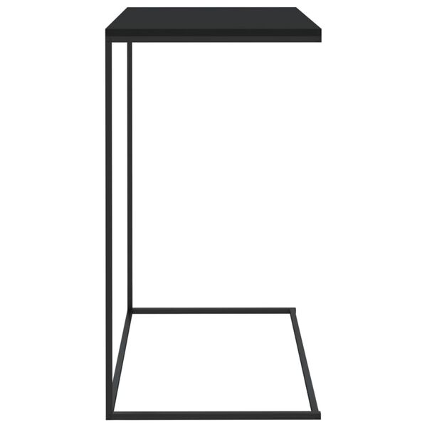 vidaXL Τραπέζι Βοηθητικό Μαύρο 55x35x66 εκ. από Επεξεργασμένο Ξύλο
