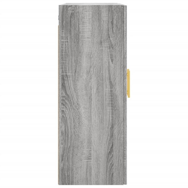 vidaXL Ντουλάπι Τοίχου Γκρι Sonoma 69,5 x 34 x 90 εκ.
