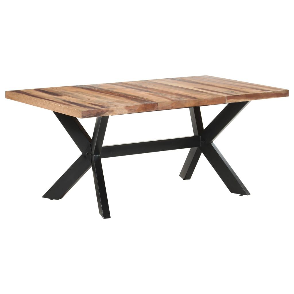 vidaXL Τραπεζαρία 180 x 90 x 75 εκ. Μασίφ Ξύλο & Μελί Φινίρισμα