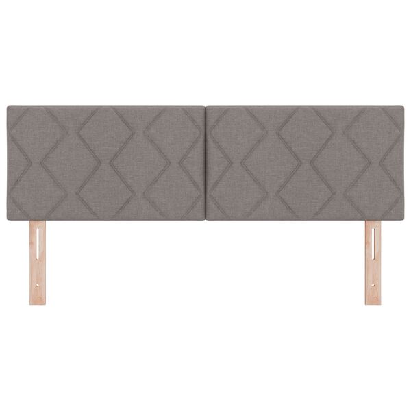 vidaXL Υφασμάτινο Κεφαλάρι με κεφαλάρι Taupe 144 cm ύφασμα