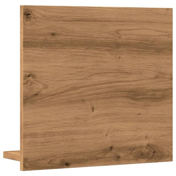 vidaXL Ντουλάπι καθρέφτη μπάνιου Artisan Oak Κατασκευασμένο ξύλο