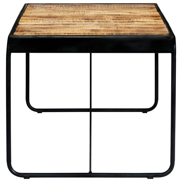 vidaXL Τραπεζαρία 180 x 90 x 76 εκ. από Μασίφ Ακατέργαστο Ξύλο Μάνγκο