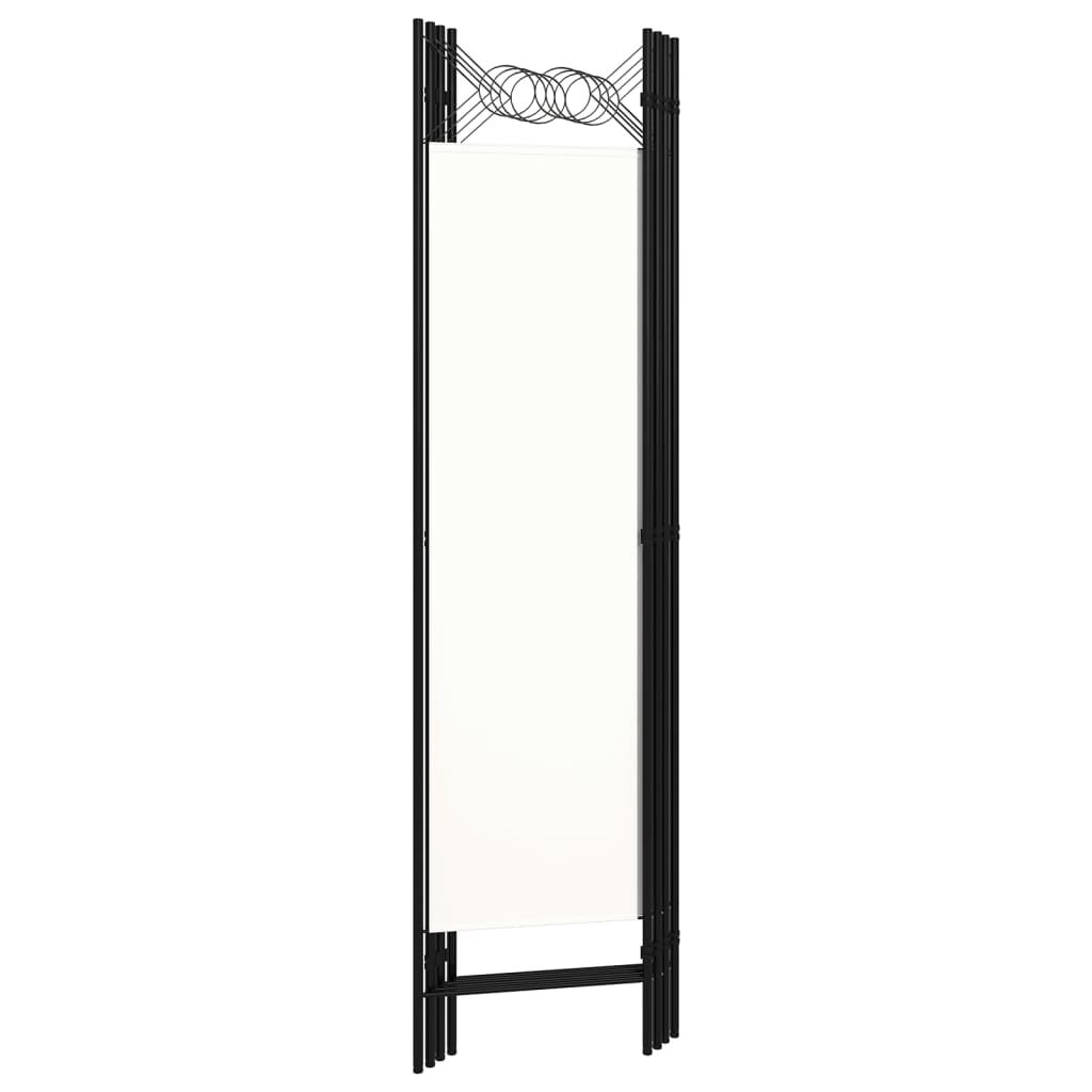 vidaXL Διαχωριστικό Δωματίου με 4 Πάνελ Λευκό 160 x 180 εκ.