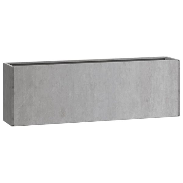 vidaXL Γλάστρες Τοίχου 2τεμ Σκουρ. 53x10x17εκ. Ατσάλι Σκληρ. στον Αέρα