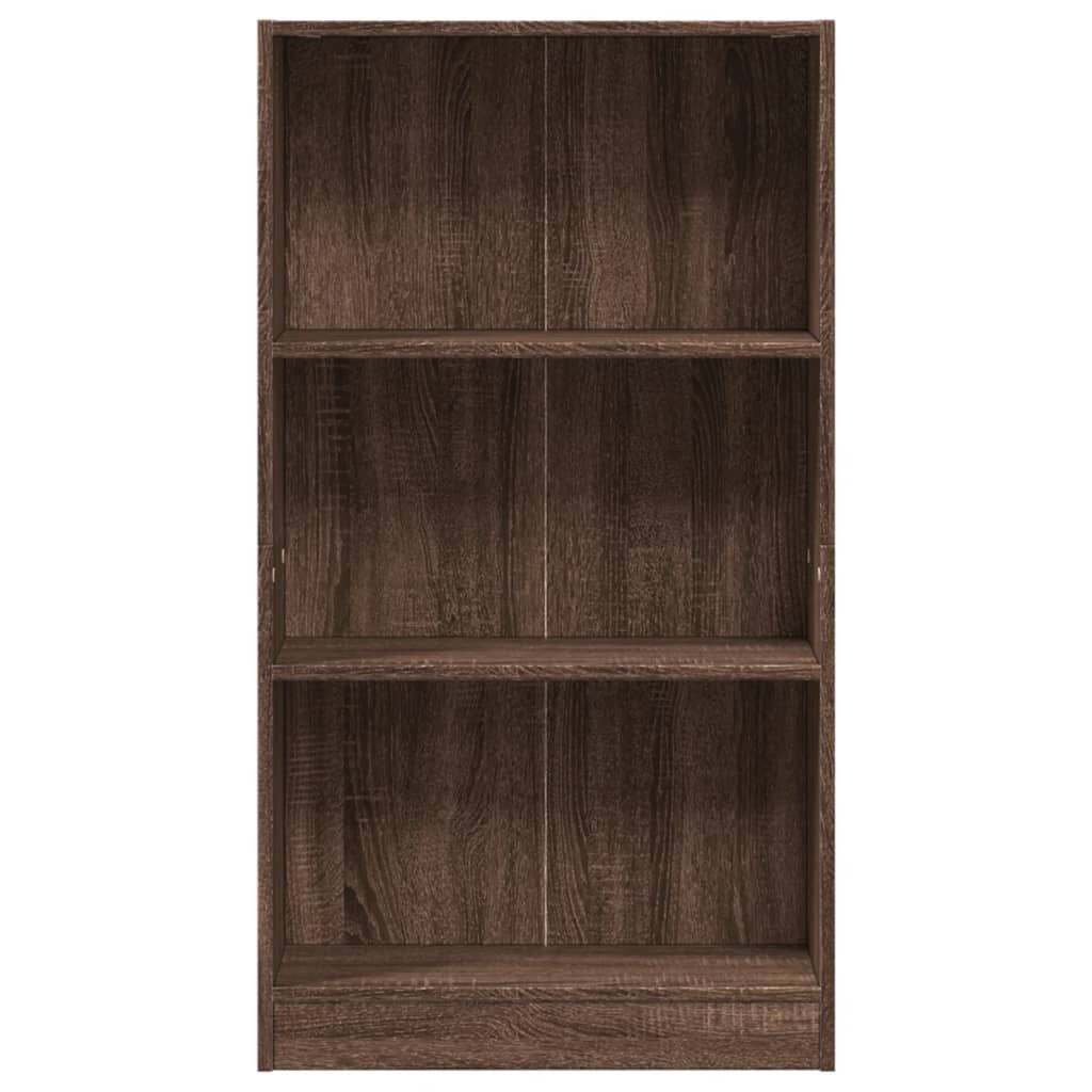 vidaXL Βιβλιοθήκη Καφέ Δρυς 60x24x109 εκ. από Επεξεργασμένο Ξύλο