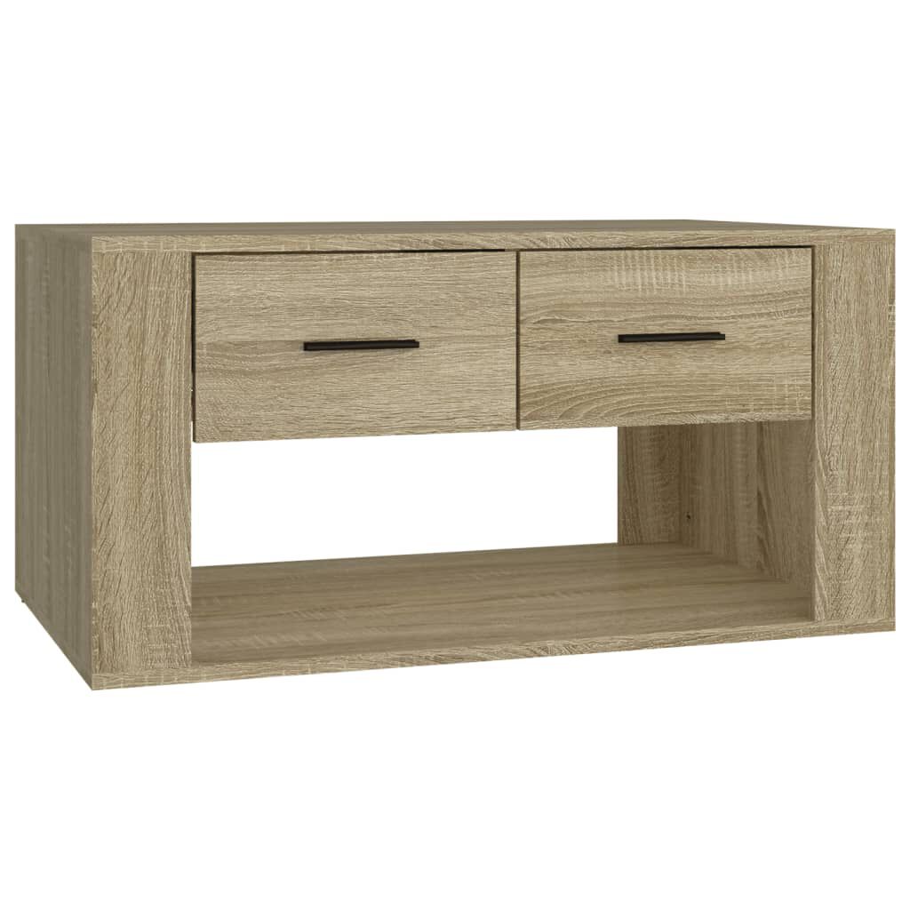 vidaXL Τραπεζάκι Σαλονιού Sonoma Δρυς 80x50x40 εκ. Επεξεργασμένο Ξύλο