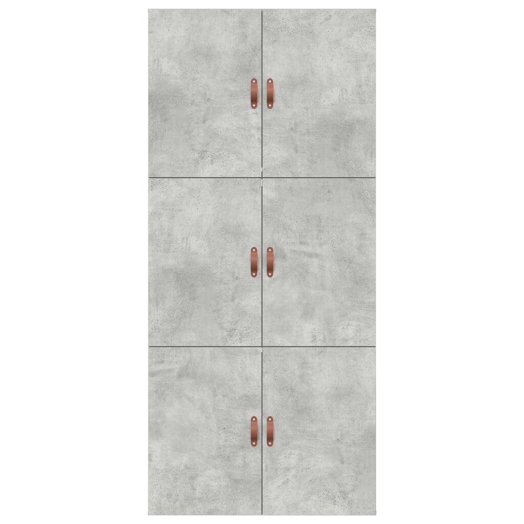 vidaXL Κρεβάτι Αποθήκης από MDF σε γκρι χρώμα 80x200 εκ